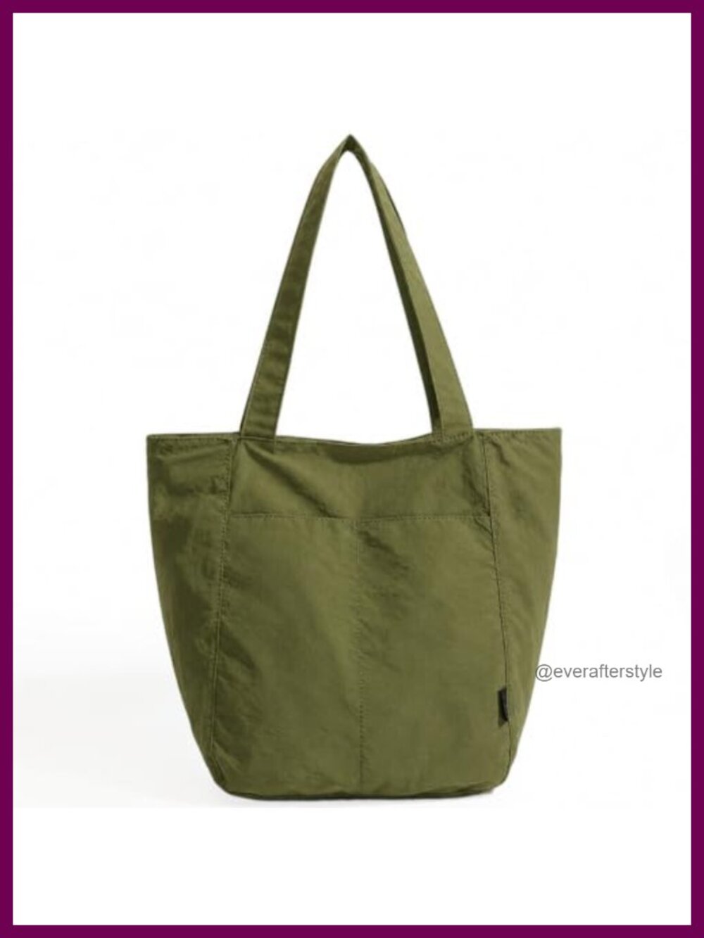 Nylon Tote Bag Lightweight Large Casual Shoulder Hobo Travel Gym Purse